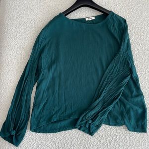 Green blouse